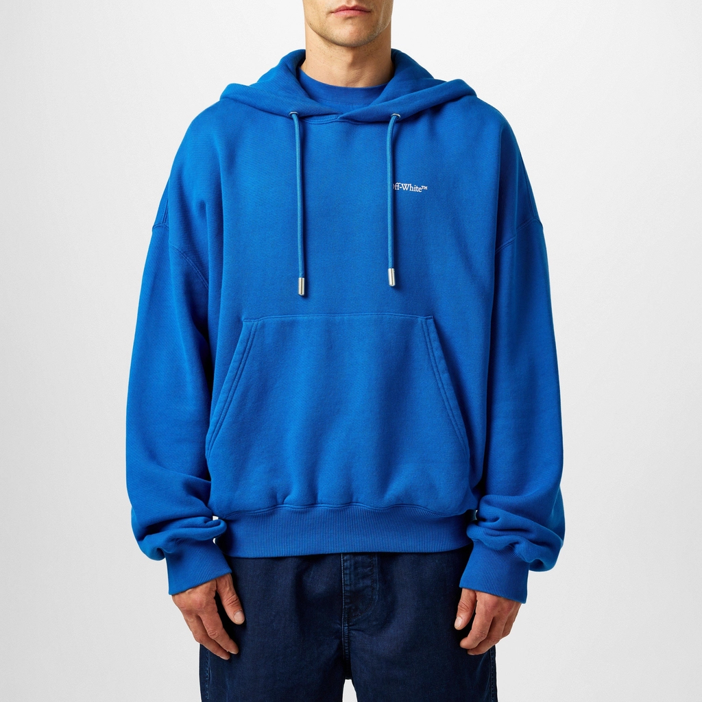 Off White Vanish Over The Head Hoodie - True Blue